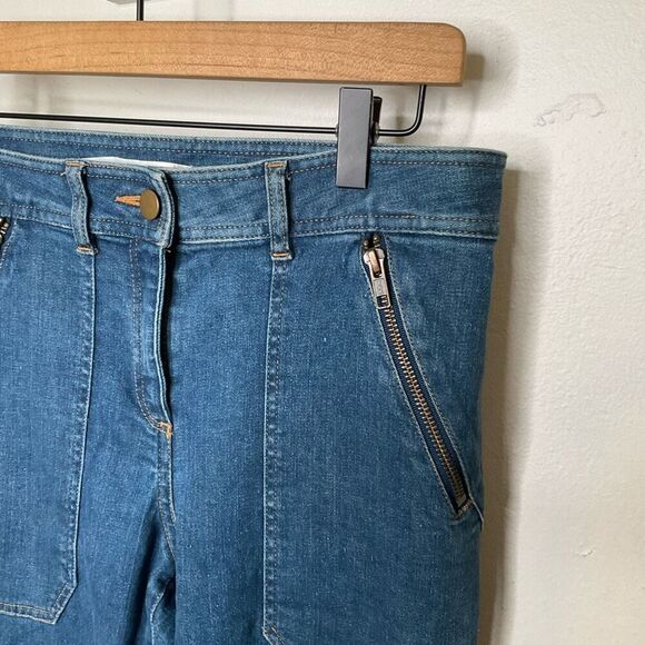 Veronica Beard Zippered Pocket Denim - Picture 4 of 7